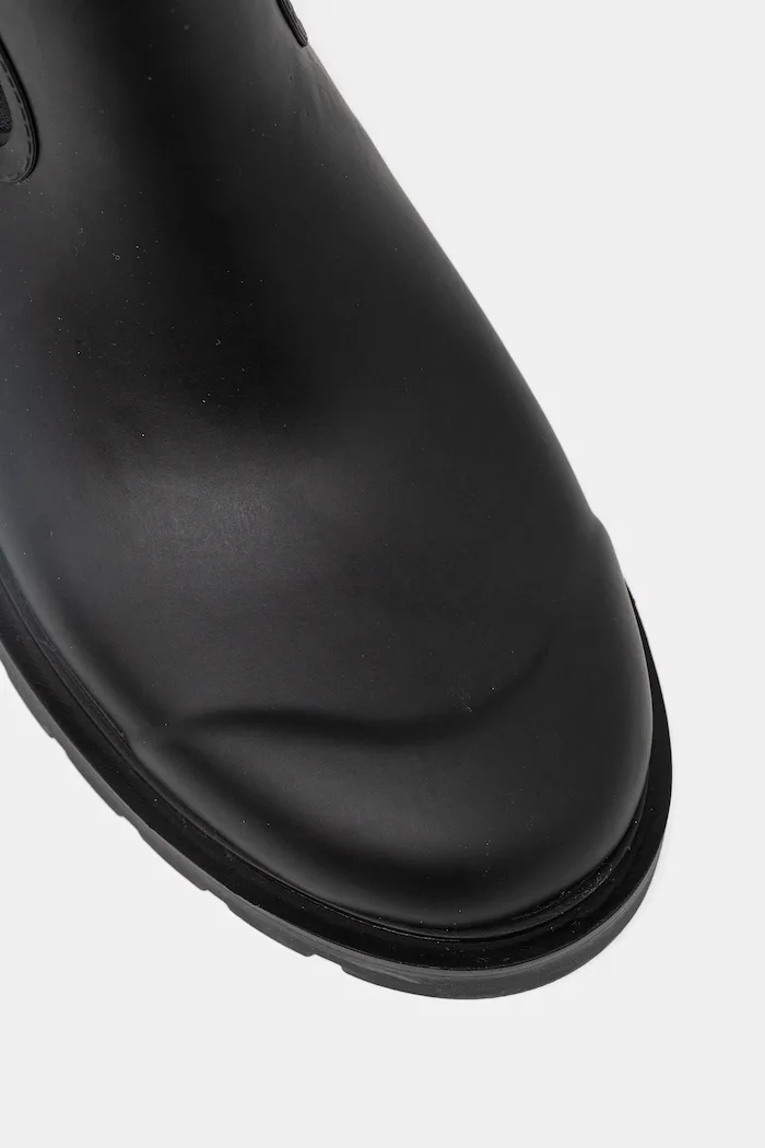 CALVIN KLEIN Гумени ботуши HIGH RAINBOOT NEOPRENE в черно YW0YW02002