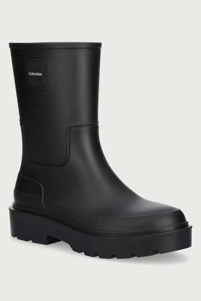 CALVIN KLEIN гумени ботуши мъжки COMBAT RAIN BOOT черни HM0HM02243