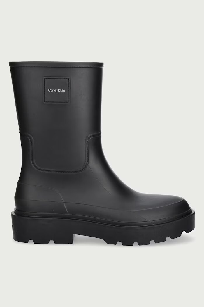 CALVIN KLEIN гумени ботуши мъжки COMBAT RAIN BOOT черни HM0HM02243