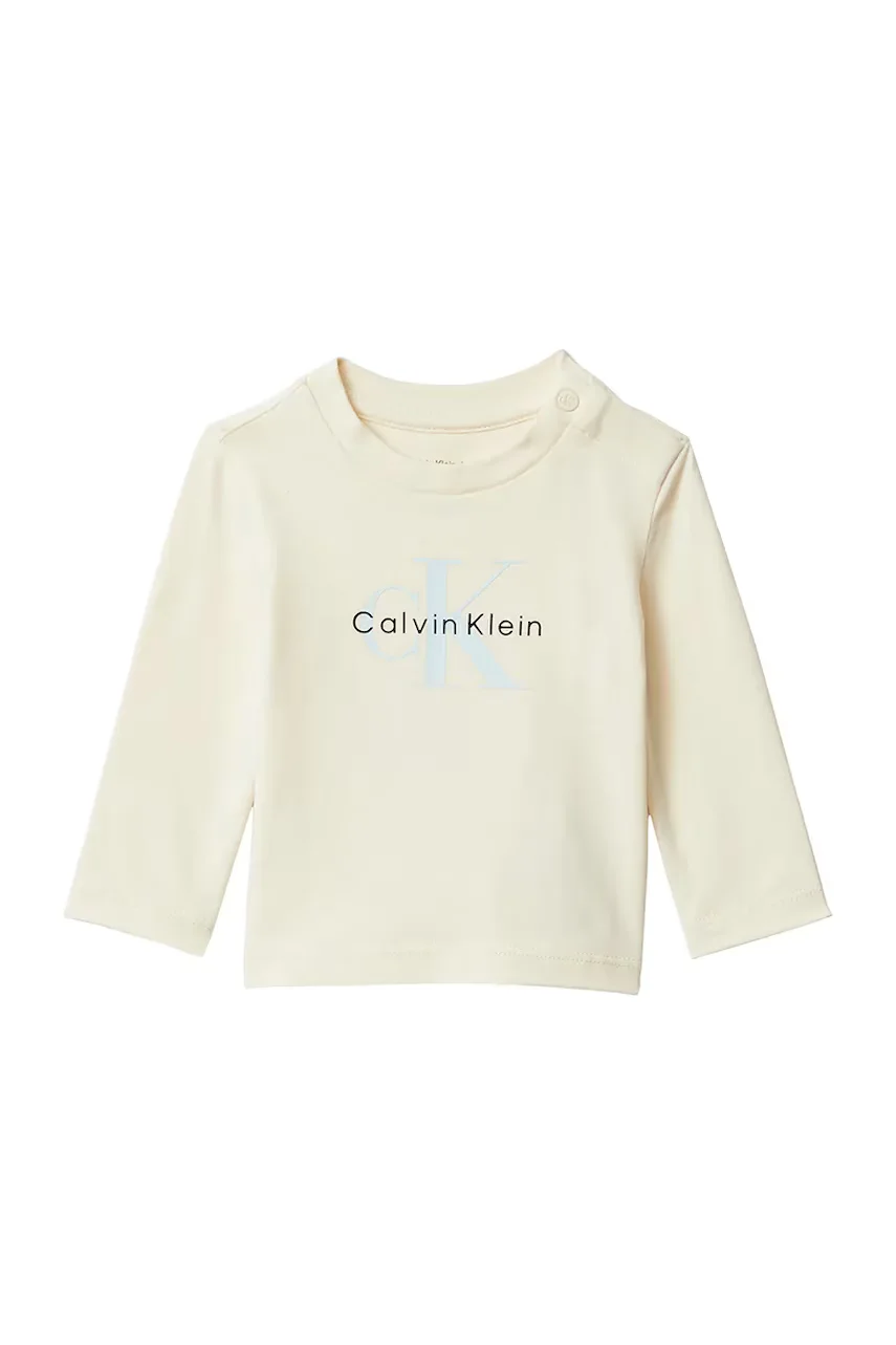 CALVIN KLEIN JEANS Бебешка блуза с дълги ръкави