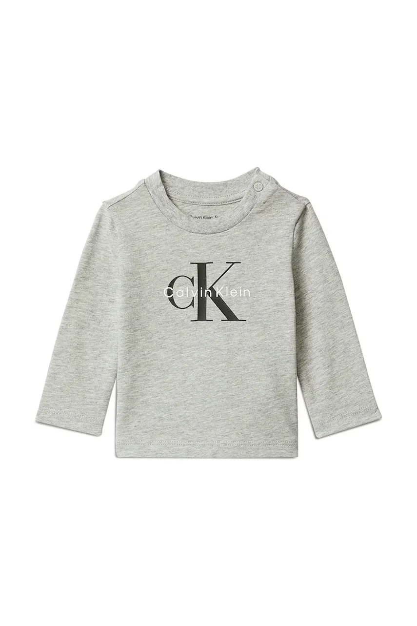 CALVIN KLEIN JEANS Бебешка блуза с дълги ръкави
