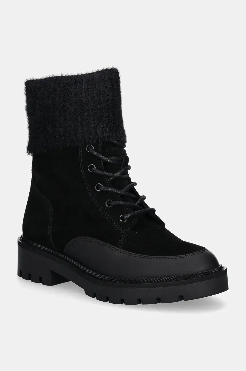 CALVIN KLEIN JEANS Боти COMBAT MID LACE UP BOOT WL