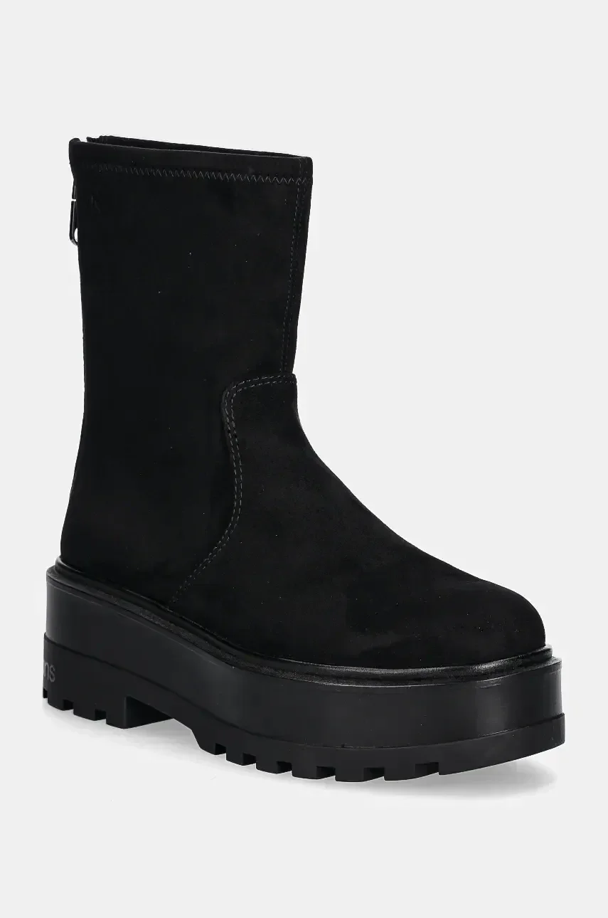 CALVIN KLEIN JEANS Боти FLATFORM ZIP MG SS