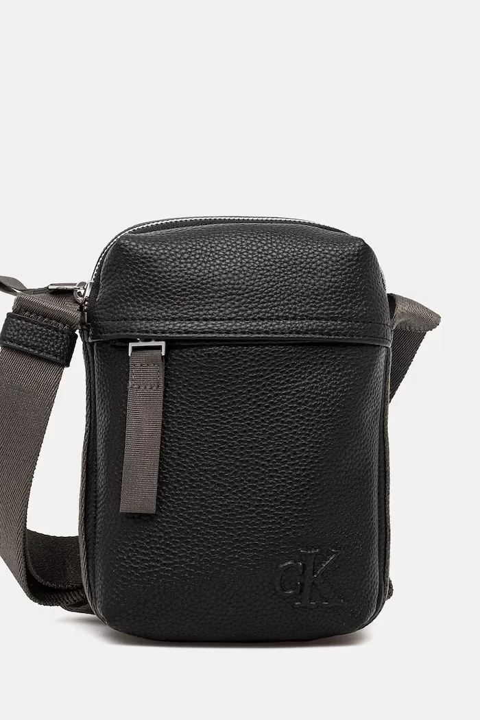 CALVIN KLEIN JEANS Чанта през рамо мъжка в черно LV04G3080G