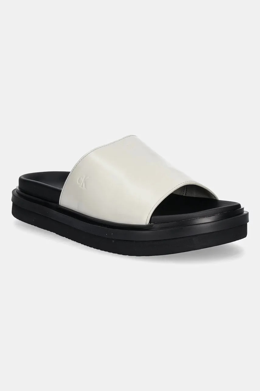 CALVIN KLEIN JEANS Чехли FLAT MOLDED SANDAL SLIDE