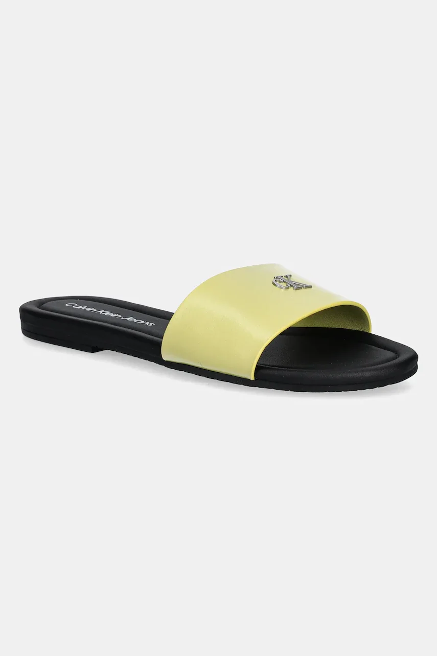 CALVIN KLEIN JEANS Чехли FLAT SANDAL SLIDE MG