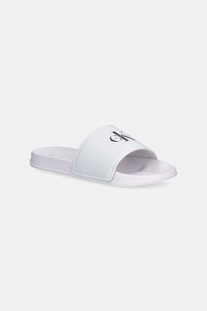CALVIN KLEIN JEANS чехли за деца бели V3X0-83333