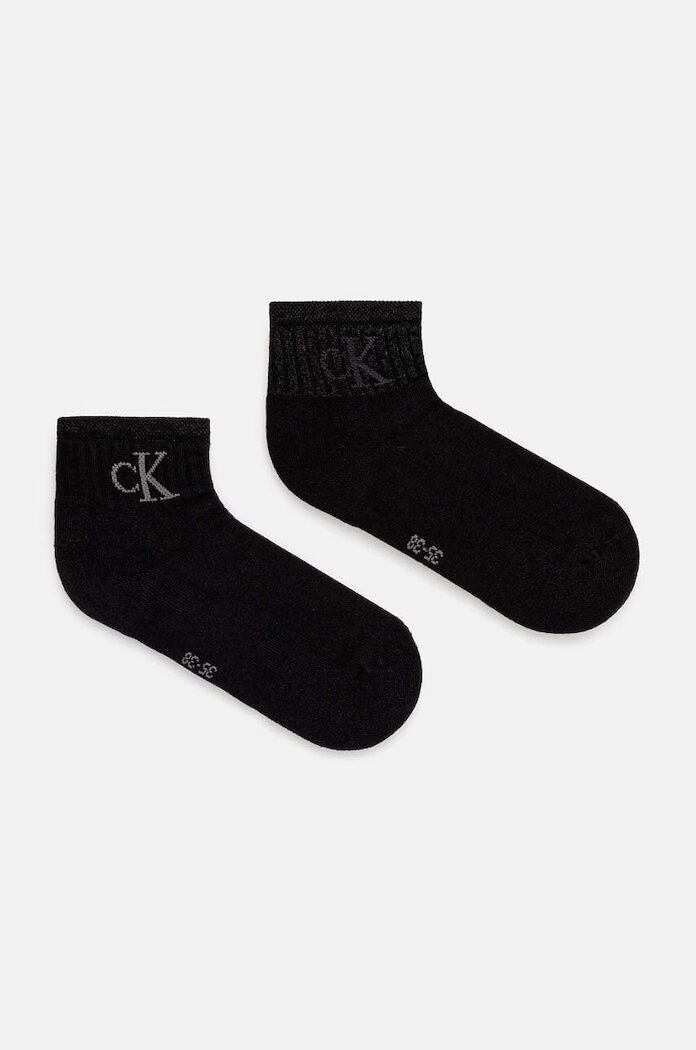 CALVIN KLEIN JEANS Чорапи (2 чифта) в черно 701230599