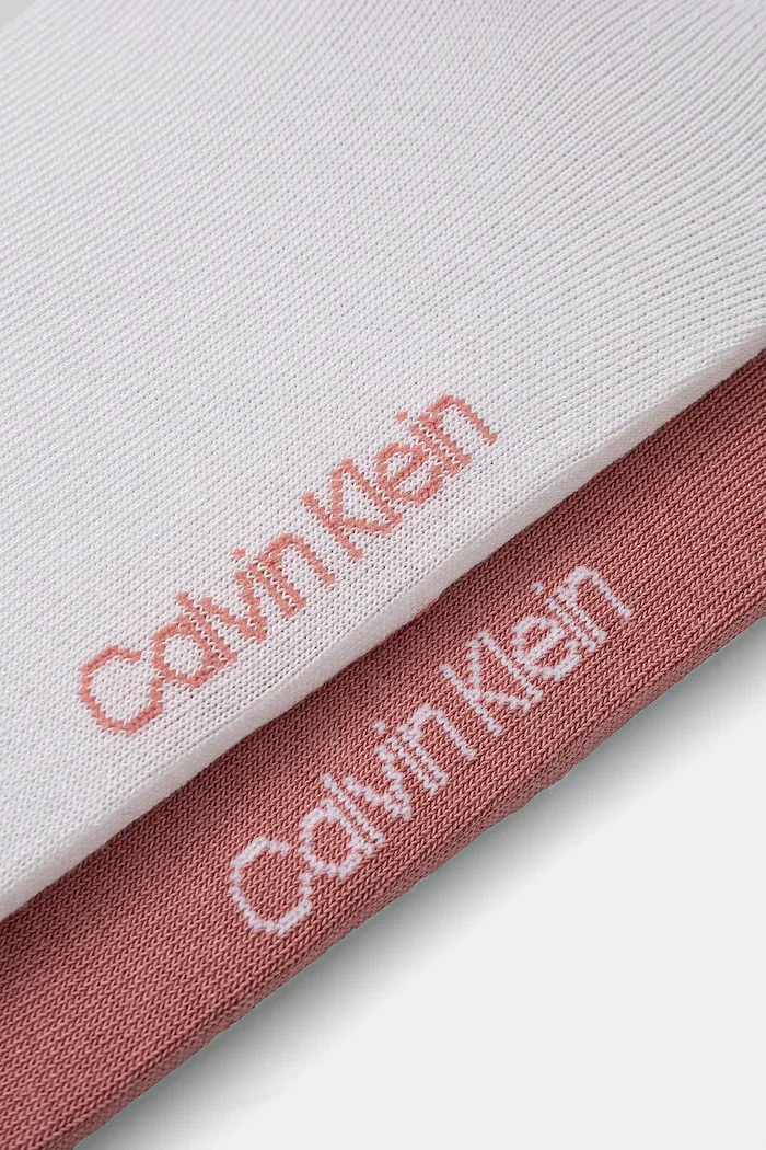 CALVIN KLEIN JEANS чорапи дамски с памук 2 броя розови 701228811
