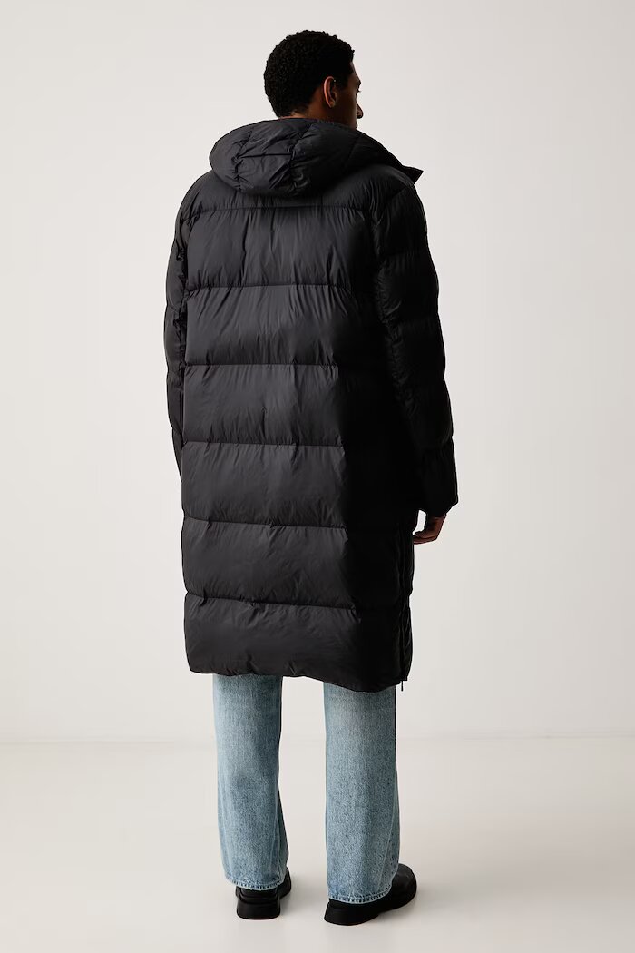 CALVIN KLEIN JEANS дълго яке мъжко черно LV04RH501G