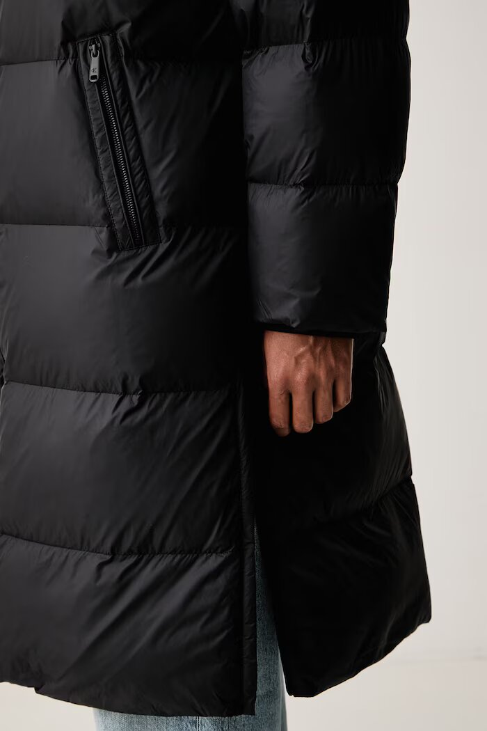 CALVIN KLEIN JEANS дълго яке мъжко черно LV04RH501G