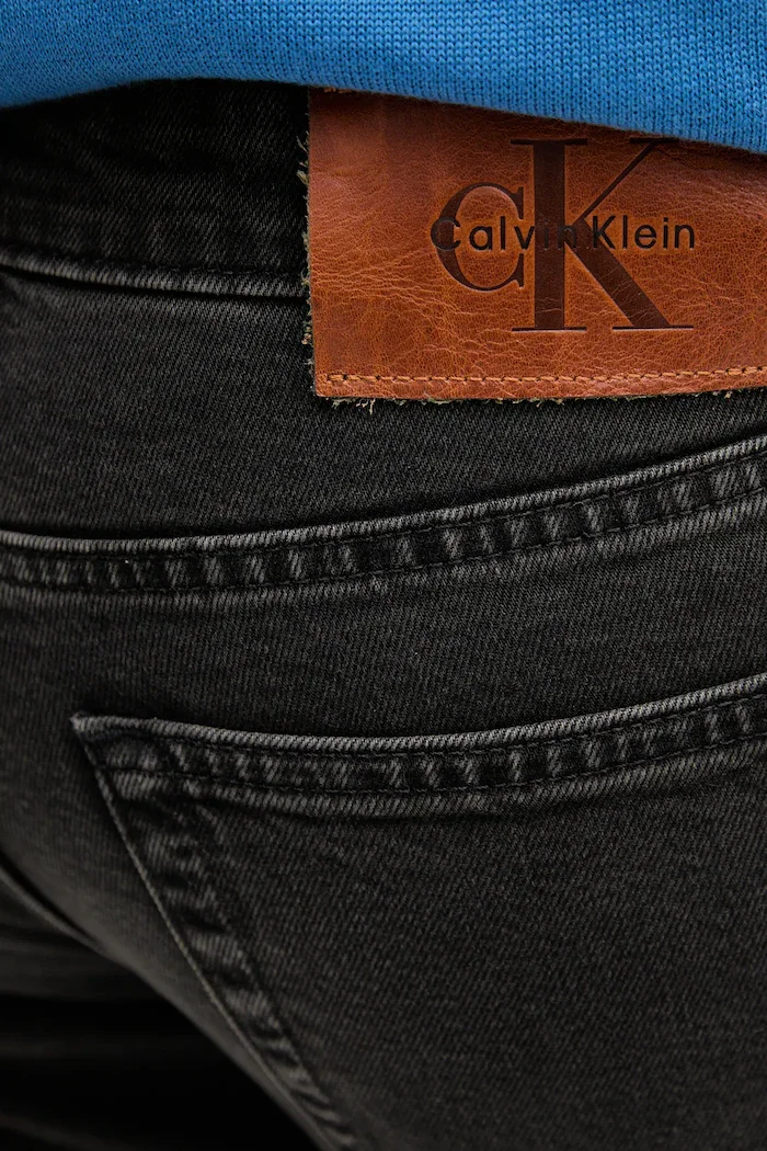 CALVIN KLEIN JEANS Дънки мъжки в черно LV04RB738G