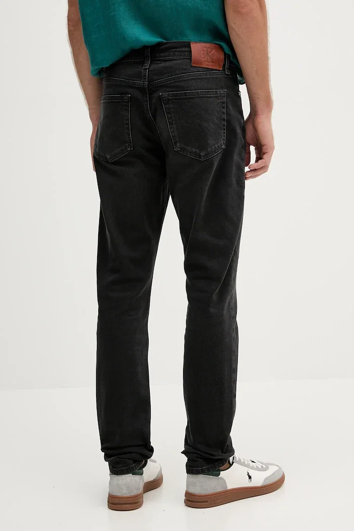 CALVIN KLEIN JEANS Дънки мъжки в черно LV04RB754G