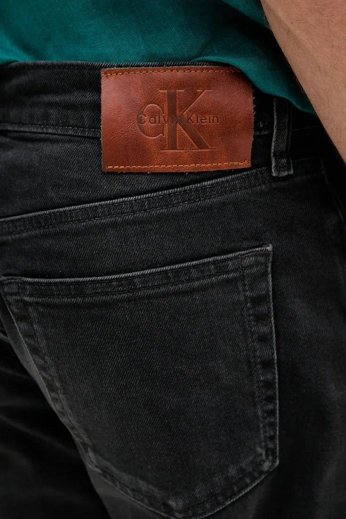 CALVIN KLEIN JEANS Дънки мъжки в черно LV04RB754G