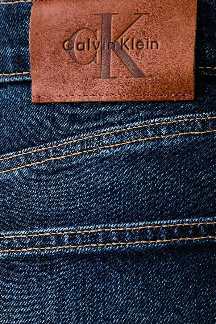 CALVIN KLEIN JEANS дънки mom fit дамски сини LV047D842G
