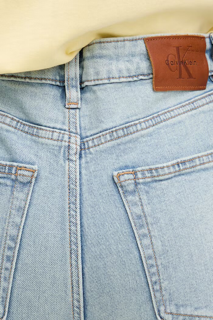 CALVIN KLEIN JEANS дънки mom fit дамски сини LV047F670G