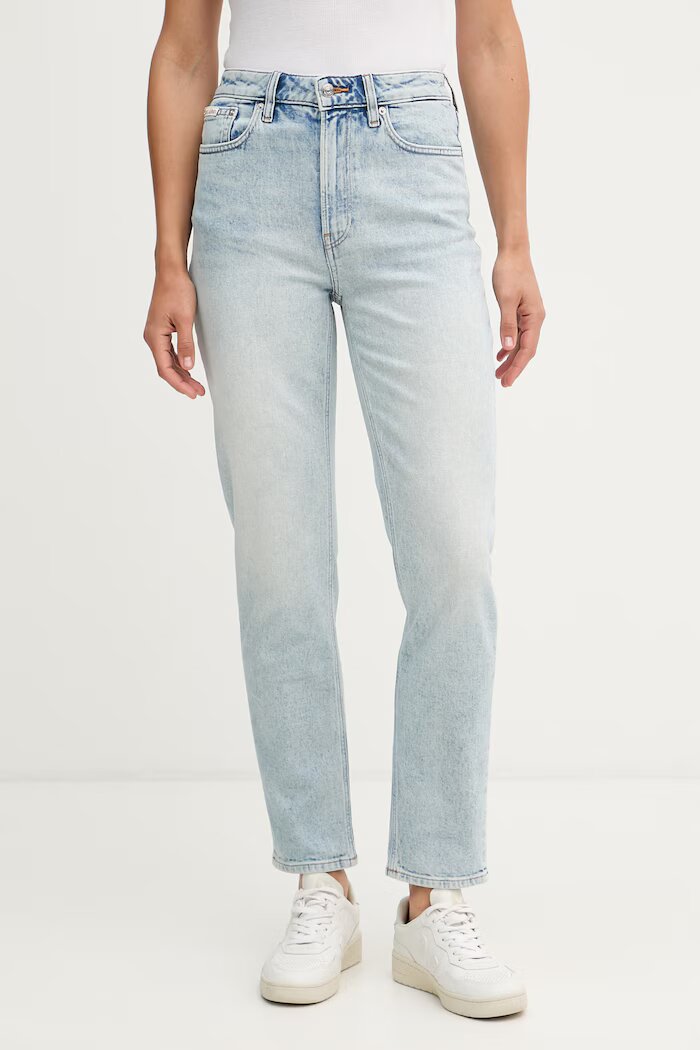 CALVIN KLEIN JEANS дънки mom fit дамски сини LV047G793G