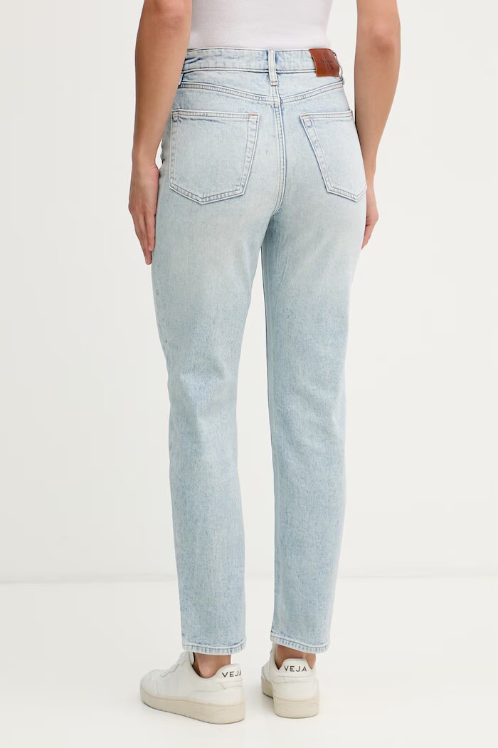 CALVIN KLEIN JEANS дънки mom fit дамски сини LV047G793G