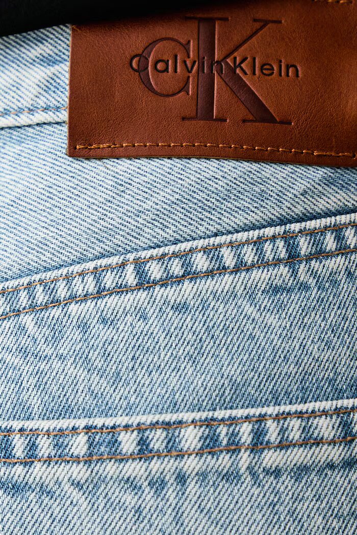 CALVIN KLEIN JEANS дънки relaxed fit дамски сини LV147C700G