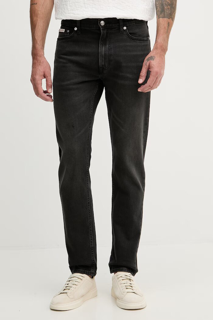 CALVIN KLEIN JEANS дънки relaxed fit мъжки черни LV04RF947G