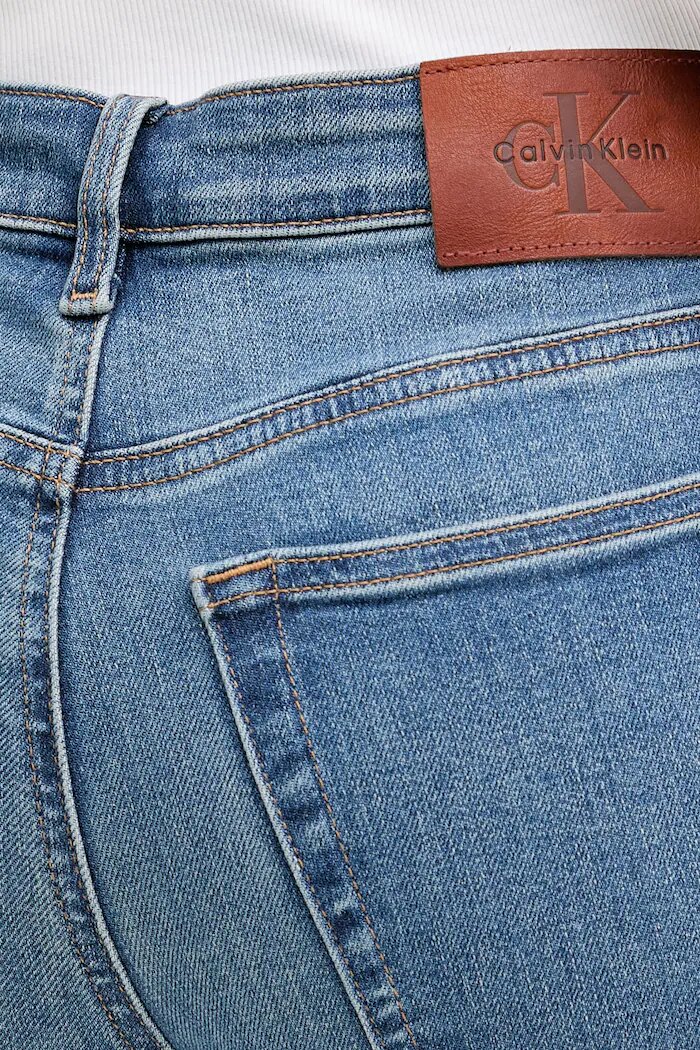 CALVIN KLEIN JEANS дънки skinny дамски сини LV047F704G