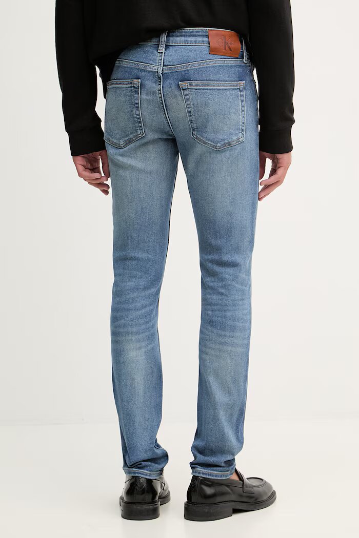CALVIN KLEIN JEANS дънки skinny мъжки сини LV04RG793G