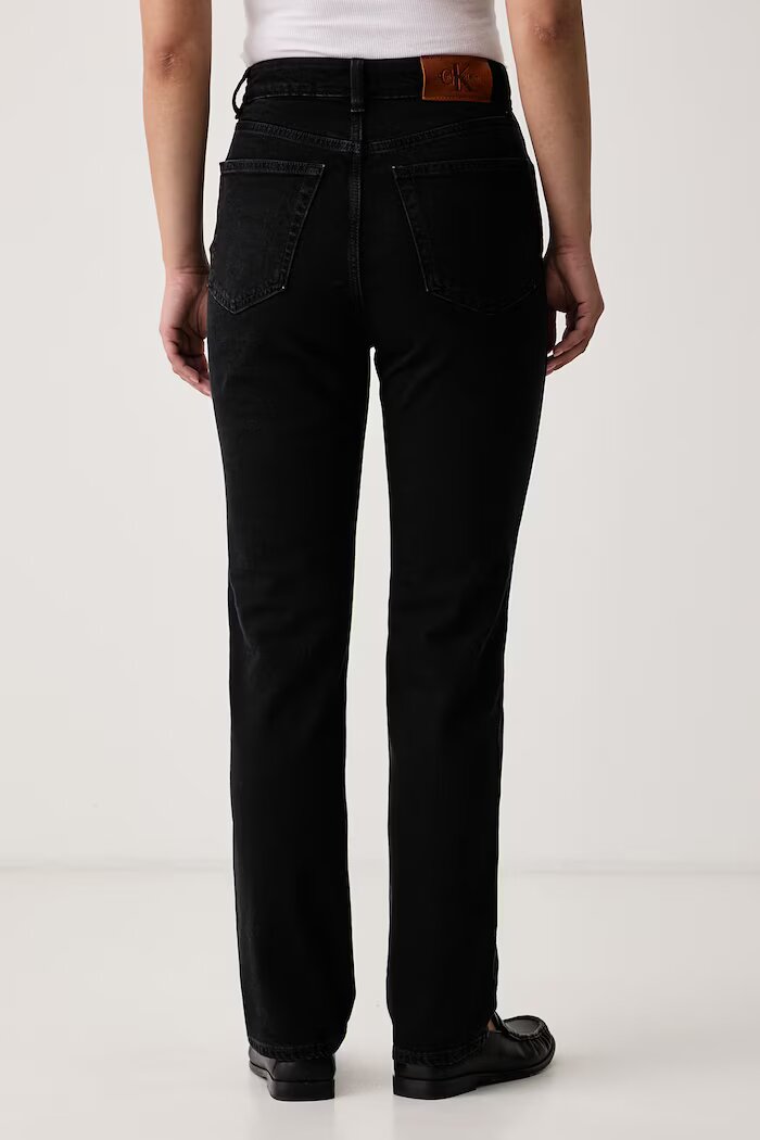 CALVIN KLEIN JEANS дънки slim fit дамски черни LV047H736G