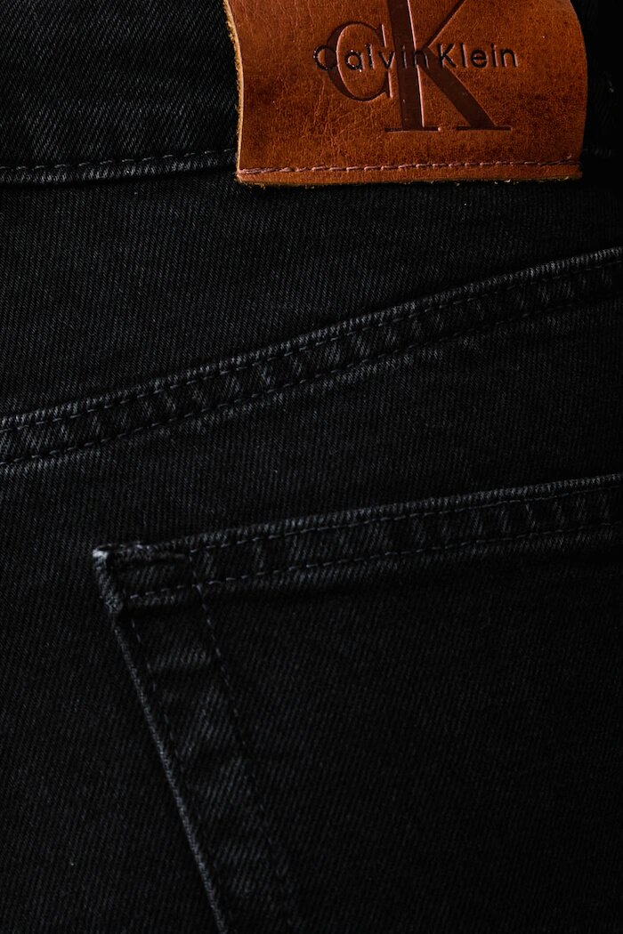 CALVIN KLEIN JEANS дънки slim fit дамски черни LV047H736G