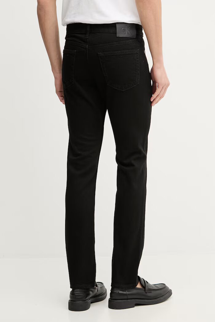 CALVIN KLEIN JEANS дънки slim fit мъжки черни LV04RF925G
