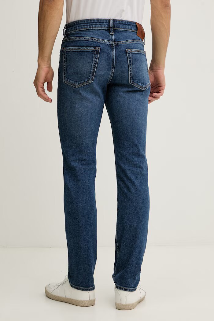 CALVIN KLEIN JEANS дънки slim fit мъжки сини LV04RB735G