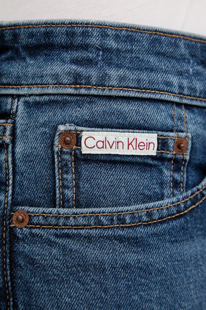 CALVIN KLEIN JEANS дънки slim fit мъжки сини LV04RB735G