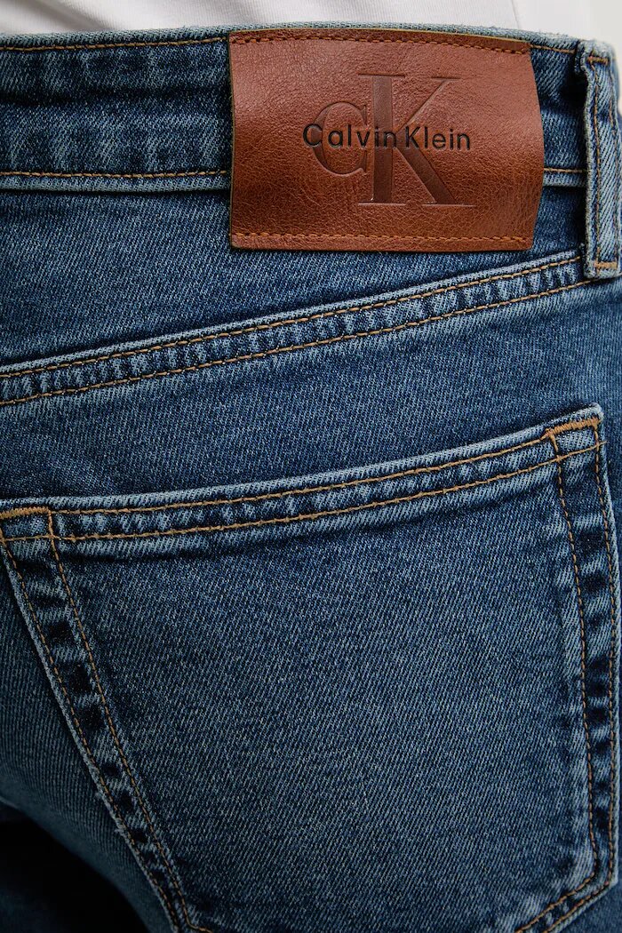 CALVIN KLEIN JEANS дънки slim fit мъжки сини LV04RB735G