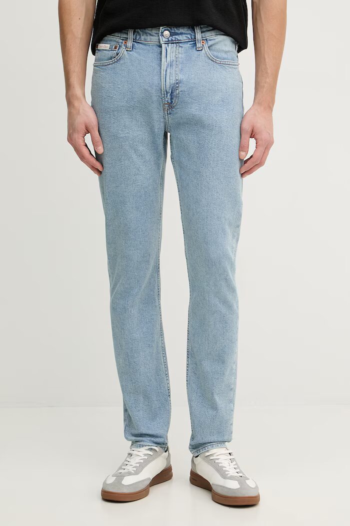 CALVIN KLEIN JEANS дънки slim fit мъжки сини LV04RF929G