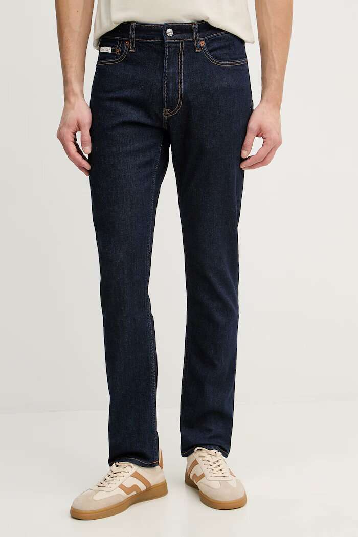 CALVIN KLEIN JEANS дънки slim fit мъжки тъмносини LV04RF757G