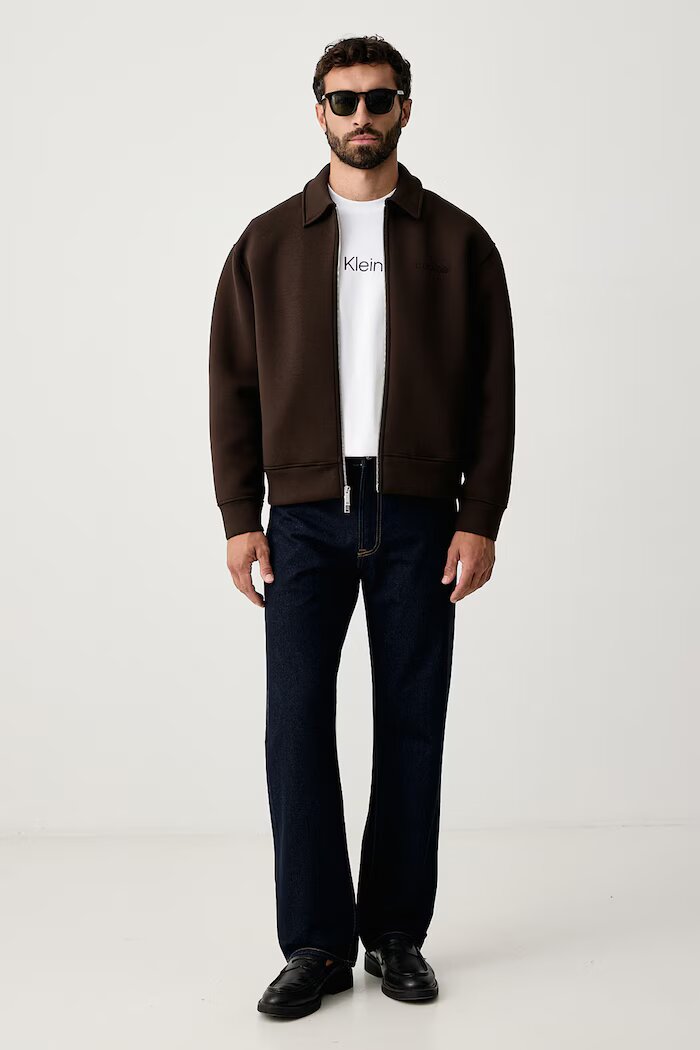 CALVIN KLEIN JEANS дънки straight мъжки тъмносини LV04RD933G