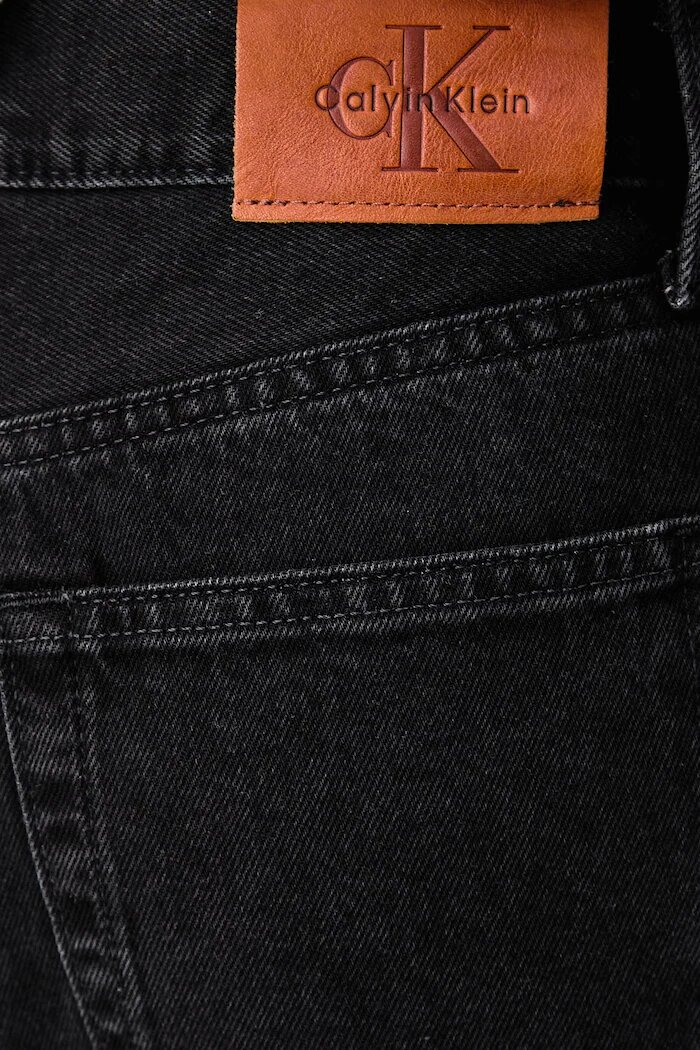 CALVIN KLEIN JEANS дънки wide leg дамски черни LV047H706G