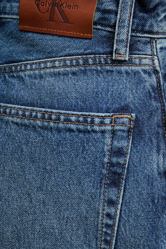 CALVIN KLEIN JEANS дънки wide leg дамски сини LV047G928G