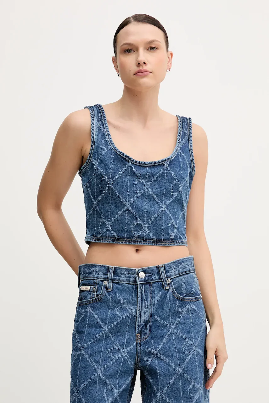 CALVIN KLEIN JEANS Дънков топ