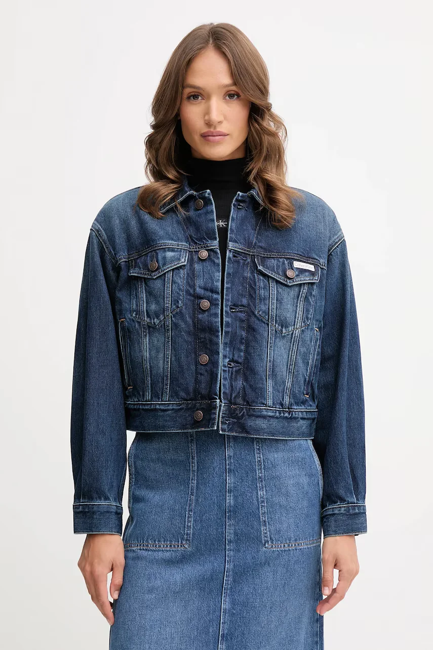 CALVIN KLEIN JEANS Дънково яке от памук