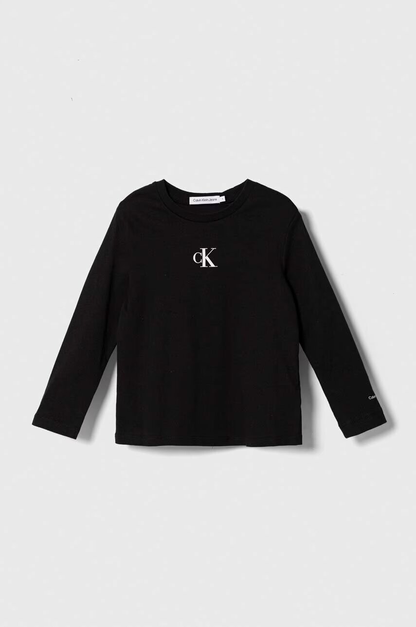 CALVIN KLEIN JEANS Детска блуза с дълги ръкави