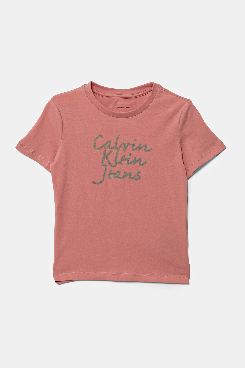 CALVIN KLEIN JEANS Детска памучна тениска