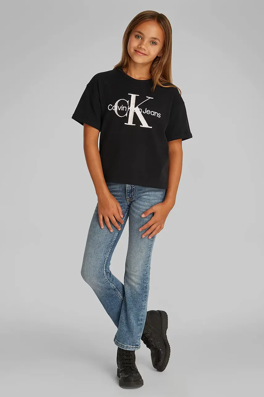 CALVIN KLEIN JEANS Детска памучна тениска