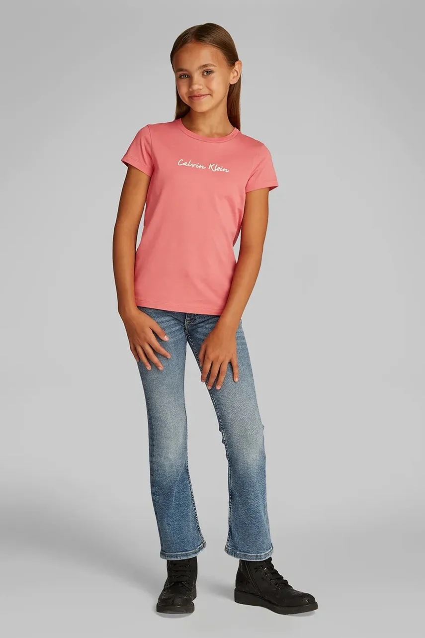 CALVIN KLEIN JEANS Детска памучна тениска