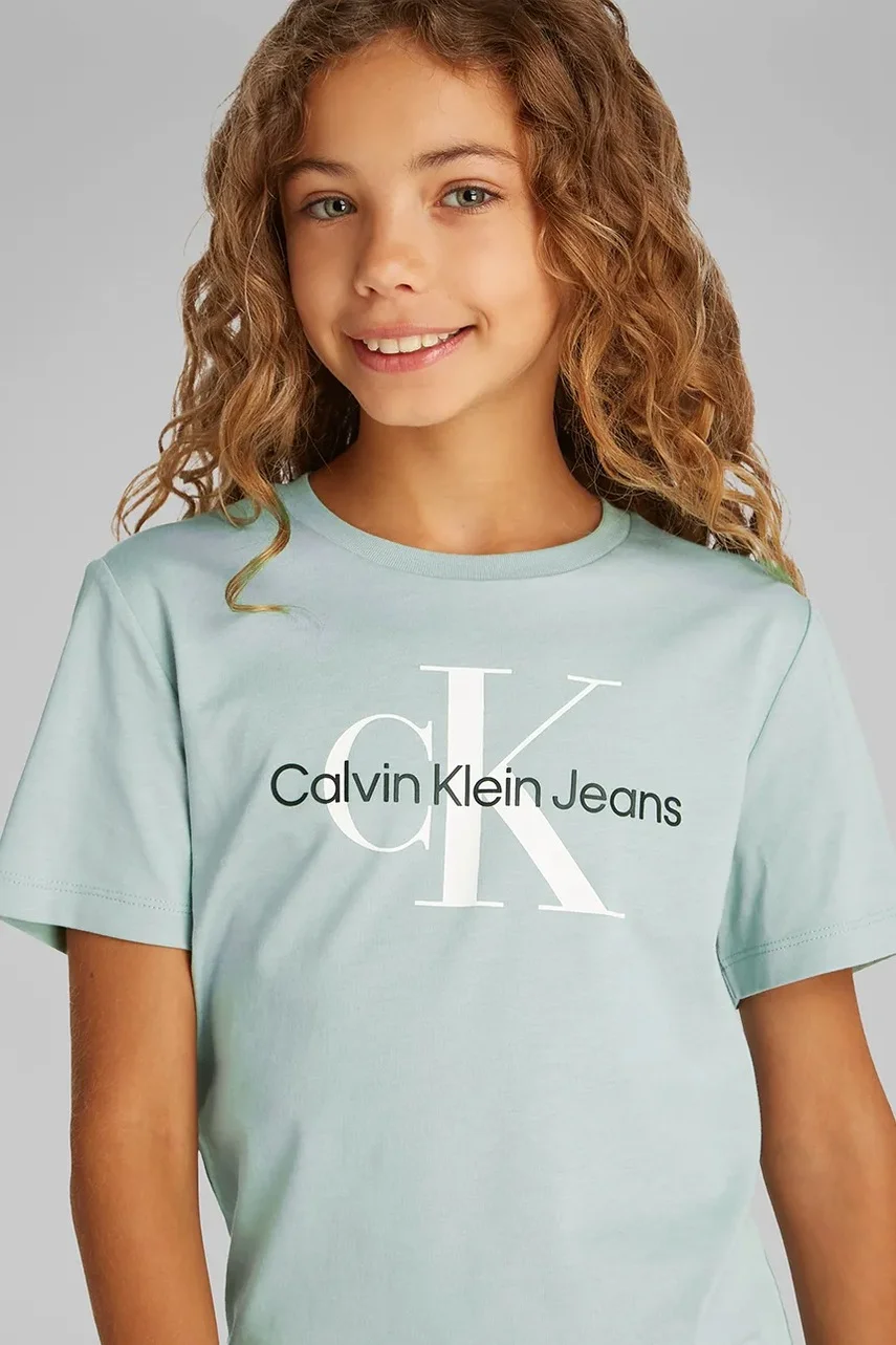 CALVIN KLEIN JEANS Детска памучна тениска