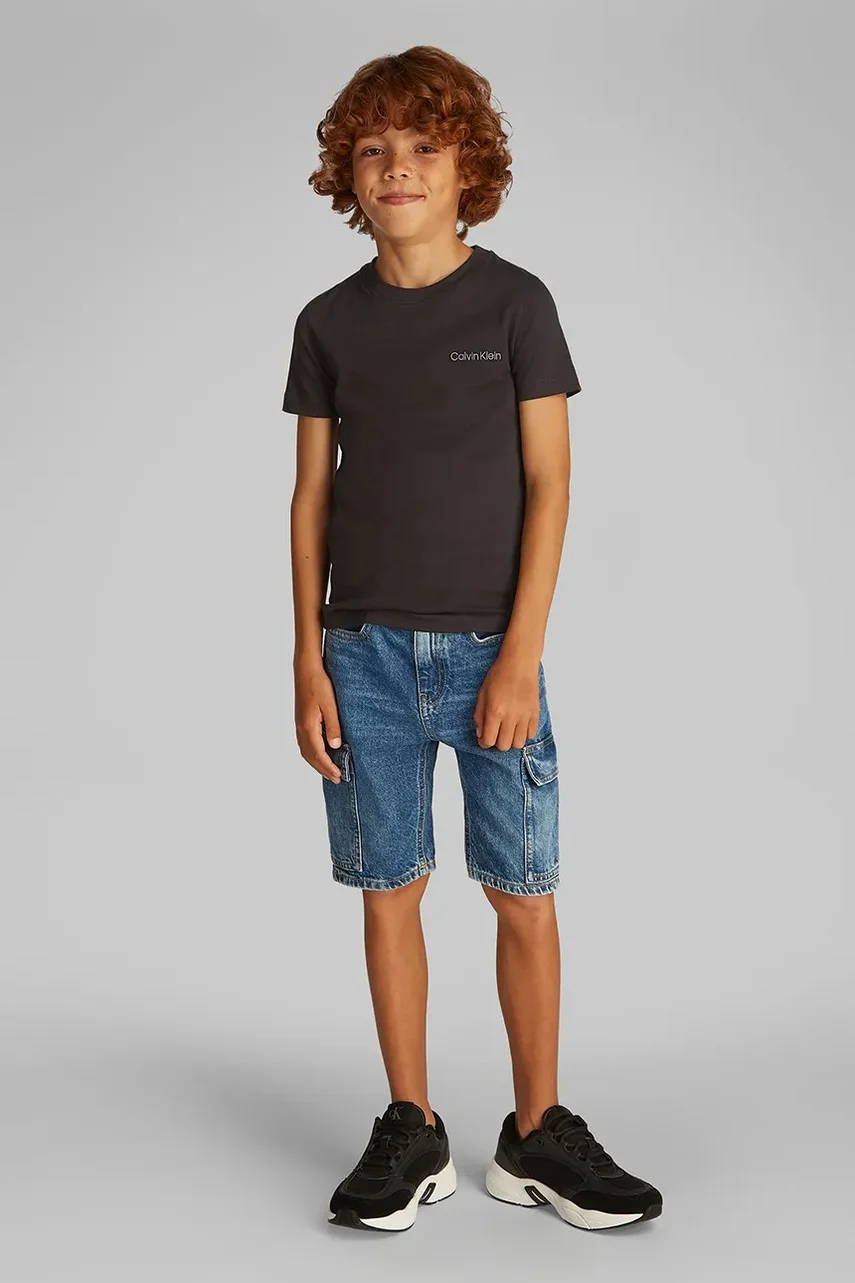 CALVIN KLEIN JEANS Детска памучна тениска