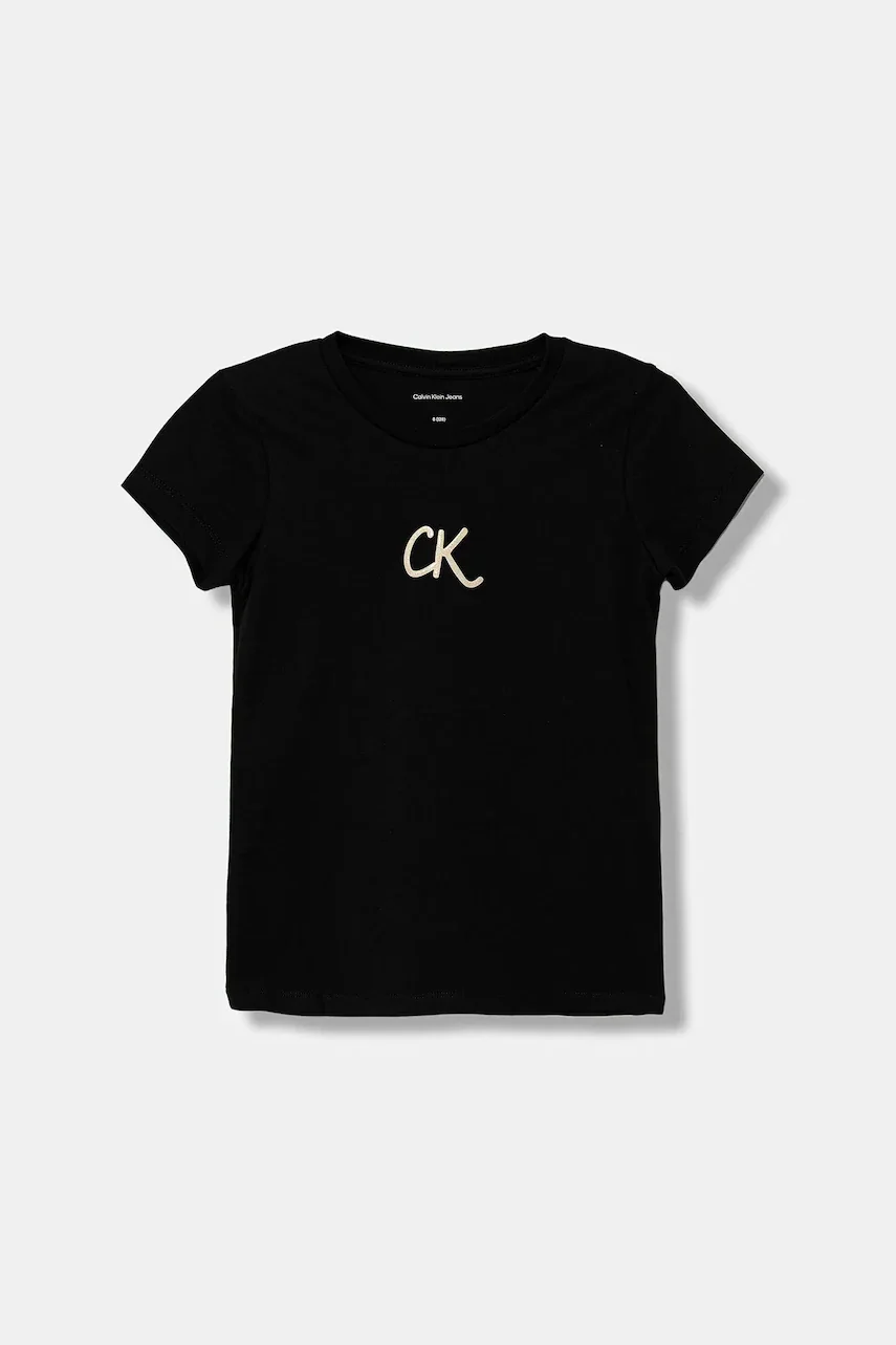 CALVIN KLEIN JEANS Детска памучна тениска