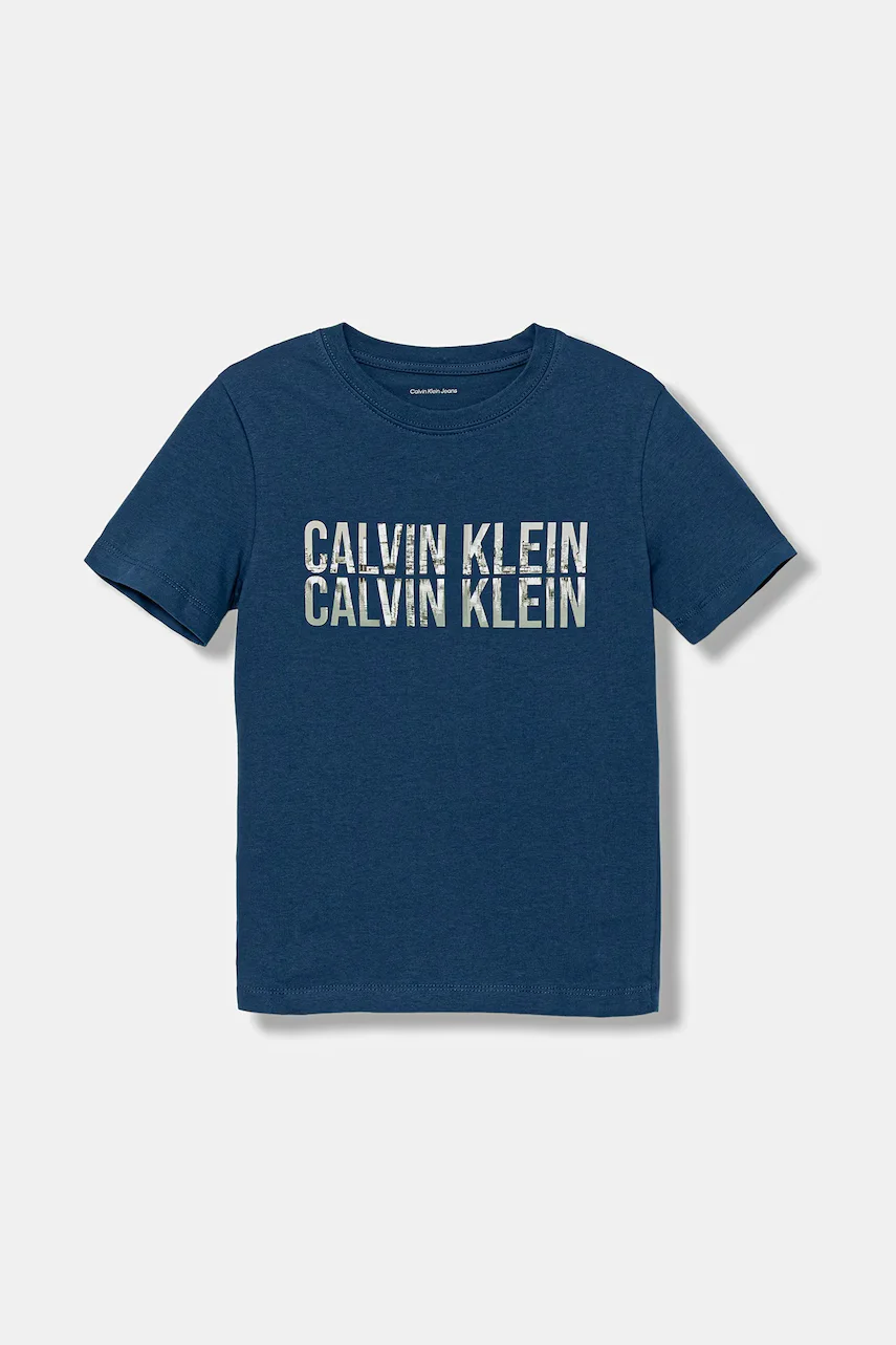 CALVIN KLEIN JEANS Детска памучна тениска