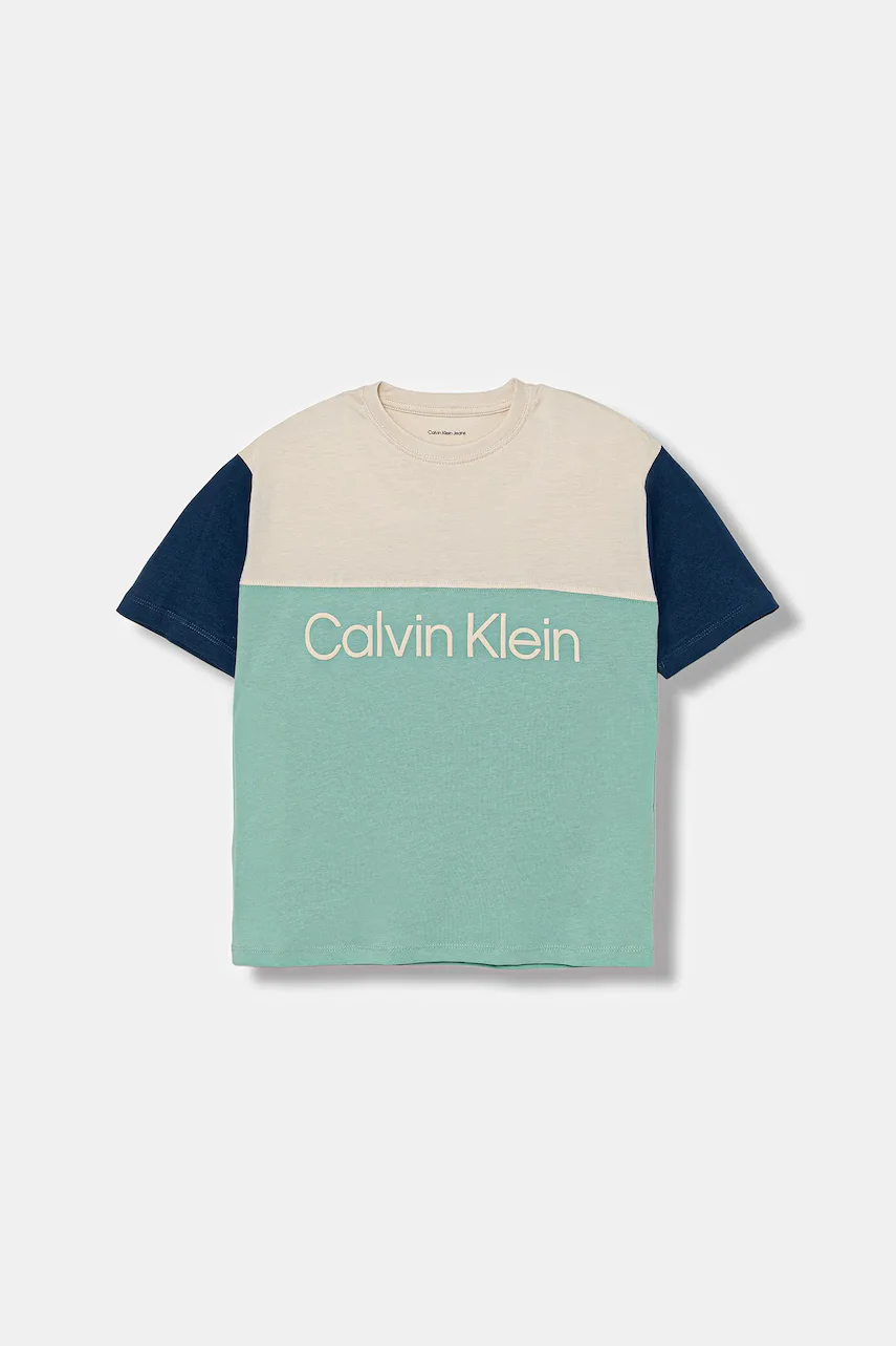 CALVIN KLEIN JEANS Детска памучна тениска