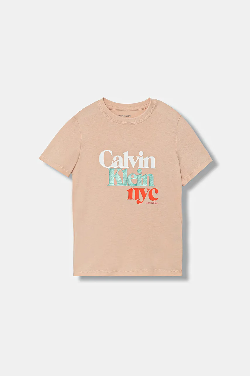CALVIN KLEIN JEANS Детска памучна тениска