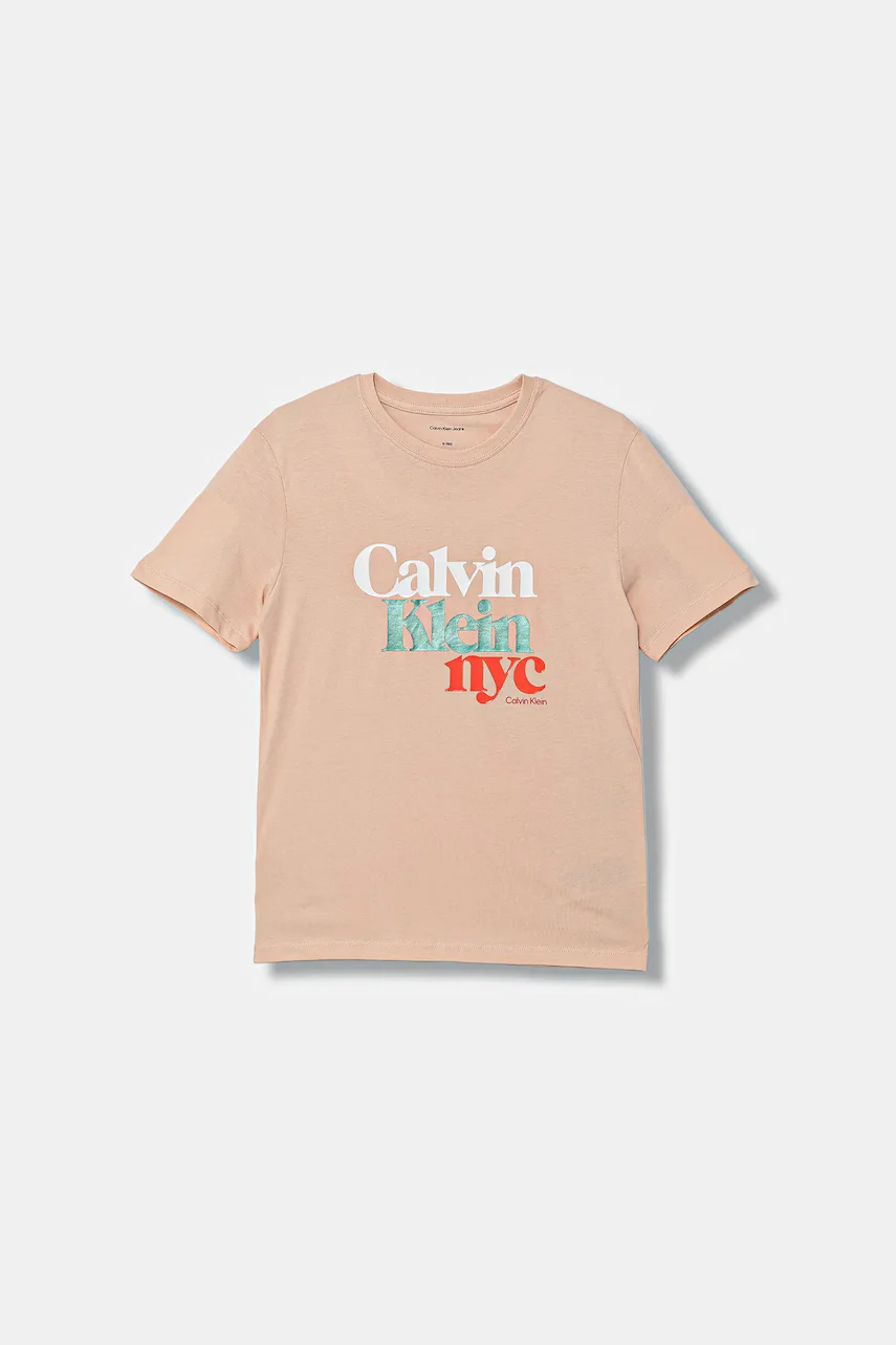 CALVIN KLEIN JEANS Детска памучна тениска
